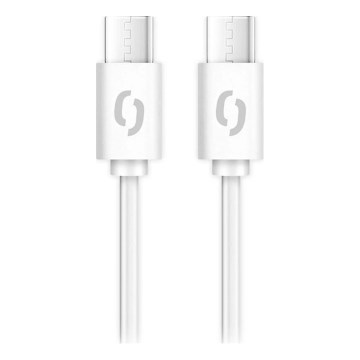 Aligator DATKP55 - USB kabl USB-C / USB-C 65W Power Delivery 0,5m bela