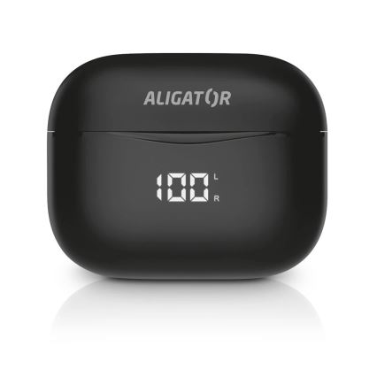 Aligator TWS06 - Bežične slušalice Pods PRO 3, 200 mAh + 2x 30 mAh, IP30, crne