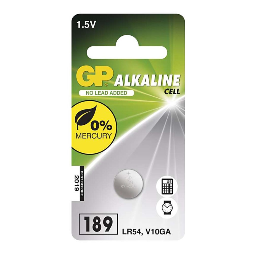 Alkalne baterije dugmasta LR54 GP ALKALINE 1,5V/44 mAh