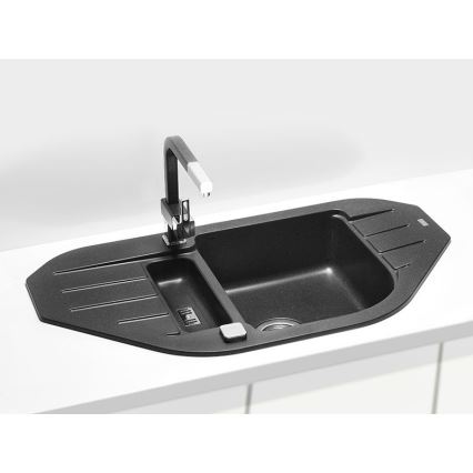 ALVEUS 1090940 - Kuhinjska sudopera NIAGARA 90x50 cm crno