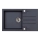 ALVEUS 1090942 - Kuhinjska sudopera ROCK 78x48 cm crno