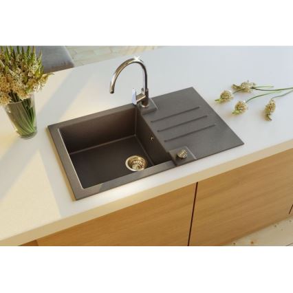 ALVEUS 1090942 - Kuhinjska sudopera ROCK 78x48 cm crno
