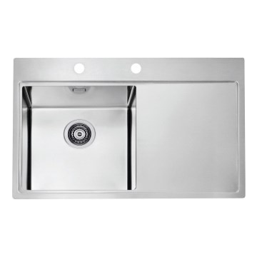 ALVEUS 1103610 - Kuhinjski sudoper PURE 79x52,5 cm satenski, levi