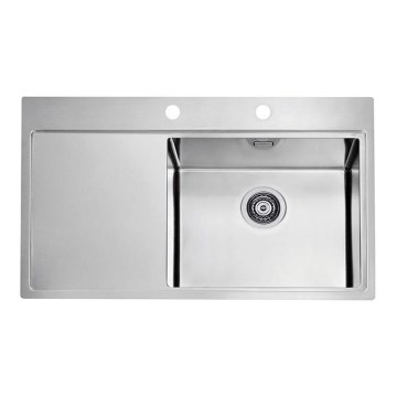 ALVEUS 1103653 - Kuhinjski sudoper PURE 86x52,5 cm saten, desni