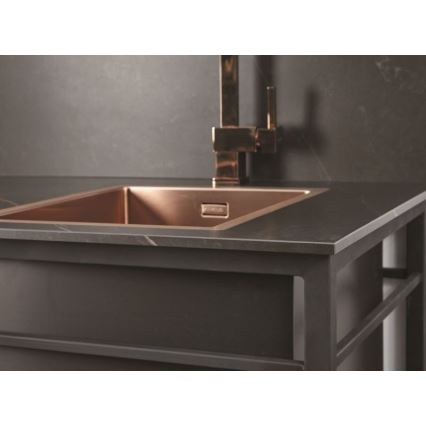 ALVEUS 1122689 - Kuhinjska sudopera QUADRIX 45x45 cm nerđajući čelik/bakreno