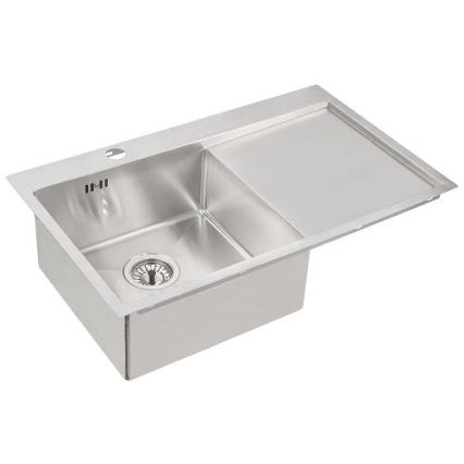 ALVEUS 1124384 - Kuhinjska sudopera QUARTO 78x48 cm nerđajući čelik