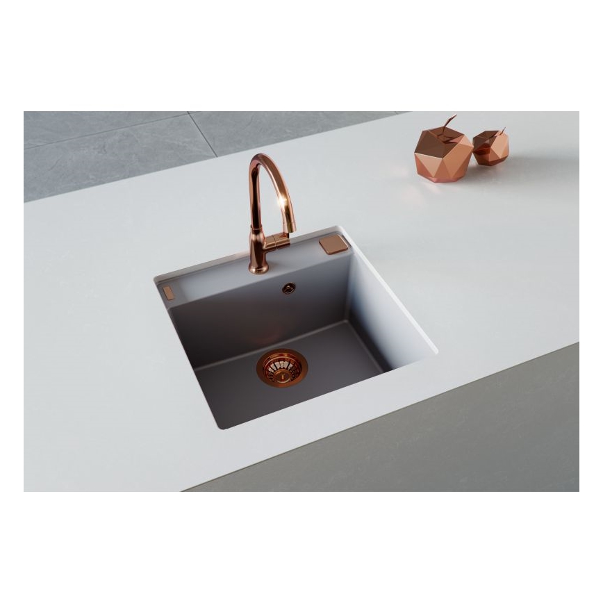 ALVEUS 1128395 - Kuhinjska sudopera FORMIC 52x51 cm bela