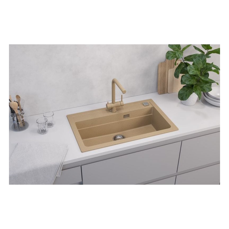 ALVEUS 1140445 - Kuhinjska sudopera ATROX 79x50 cm bež