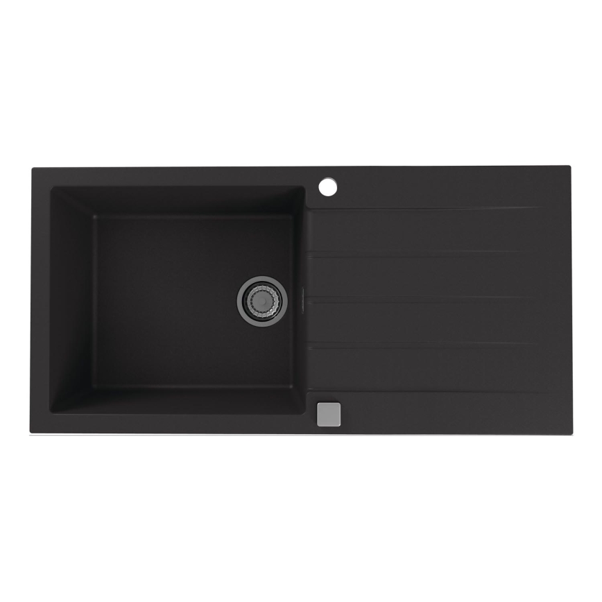 ALVEUS 1140598 - Kuhinjska sudopera CADIT 100x50 cm crno