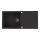 ALVEUS 1140598 - Kuhinjska sudopera CADIT 100x50 cm crno