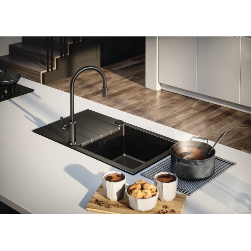 ALVEUS 1148159 - Kuhinjska sudopera CADIT 79x50 cm crno
