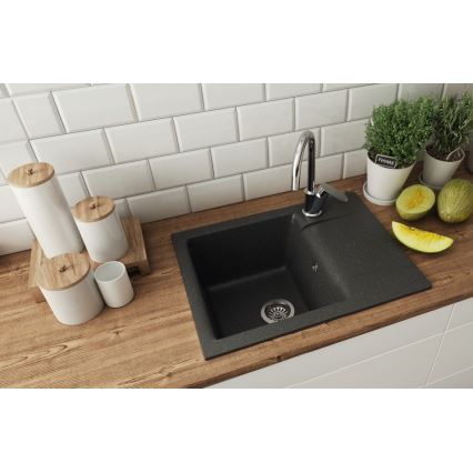 ALVEUS 1149116 - Kuhinjska sudopera GEM 59x50 cm crno