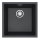 ALVEUS 1150048 - Kuhinjska sudopera OMNI 45x45 cm matirana crno