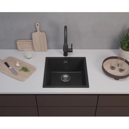 ALVEUS 1150048 - Kuhinjska sudopera OMNI 45x45 cm matirana crno