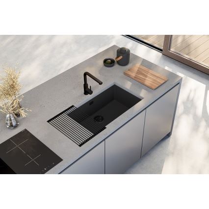 ALVEUS 1150064 - Kuhinjska sudopera OMNI 75x45 cm matirana crno