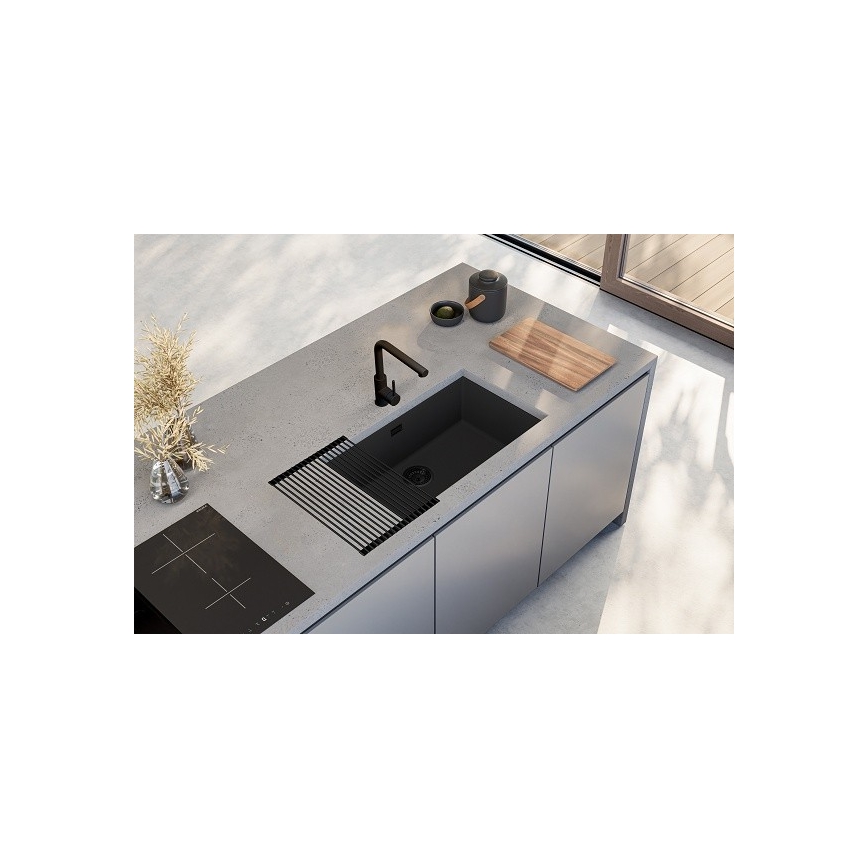 ALVEUS 1150064 - Kuhinjska sudopera OMNI 75x45 cm matirana crno