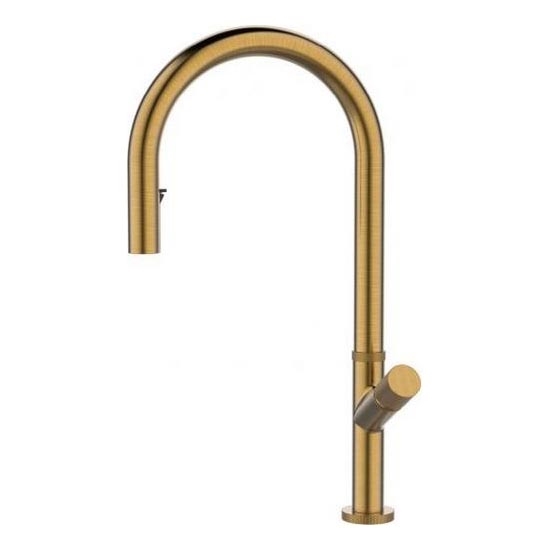 ALVEUS 1150779 - Slavina za sudoperu SWAN 44,9 cm nerđajući čelik/bronzana