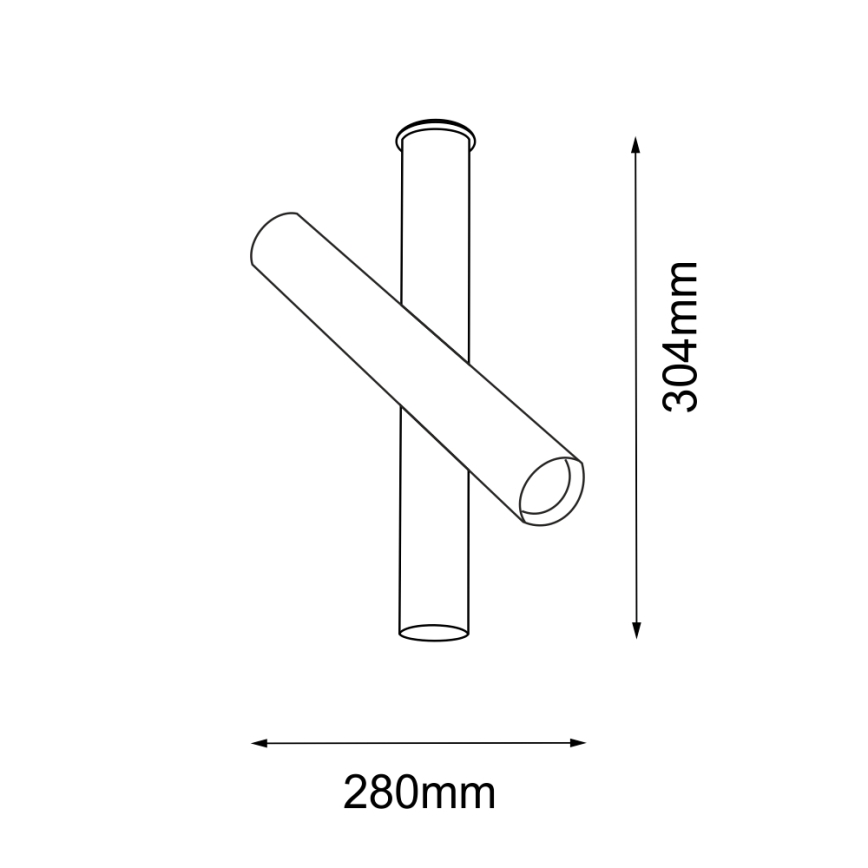 Amplex - Reflektorska lampa 1xGU10-MR11/15W/230V bela/mesing