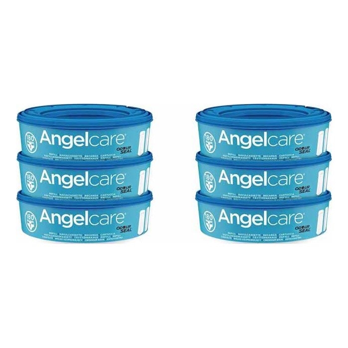 Angelcare - Zamenske kasete za koš za pelene 6 kom