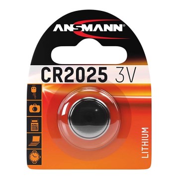 Ansmann 04673 - CR 2025 - Litijumska dugmićasta baterija 3V