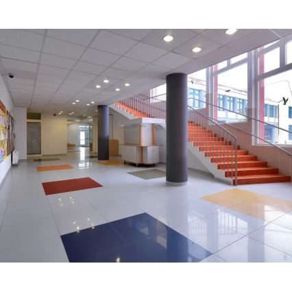 APLED - LED kupatilsko ugradno stropno svetlo RONDO LED/24W/230V IP40 Ø 30 cm mat hrom