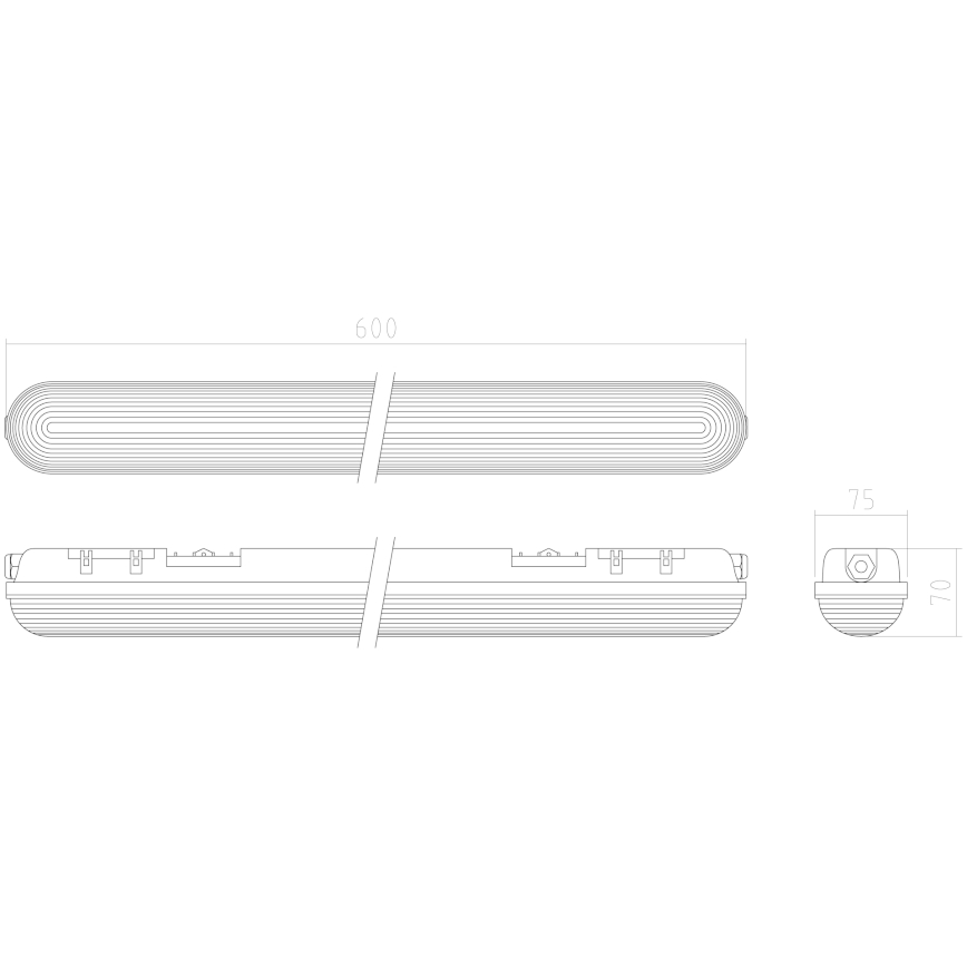 APLED - LED Nadgradna svjetiljka DUSTER LED/18W/230V IP65 4000K