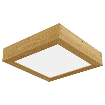 APLED - LED Plafonjera QUADRA LED/24W/230V hrast