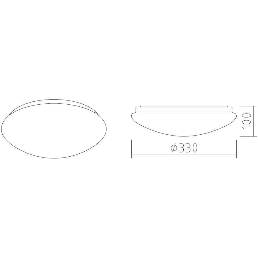 APLED - LED Plafonjera sa senzorom LENS P TRICOLOR LED/18W/230V IP44 2700 - 6500K 1210lm