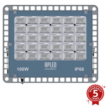 APLED - LED Spolj. flood lampa PRO LED/100W/230V IP66 10000lm 6000K