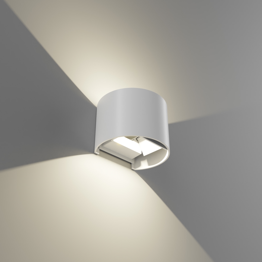 APLED - LED Spoljna zidna lampa OVAL 2xLED/3W/230V IP65