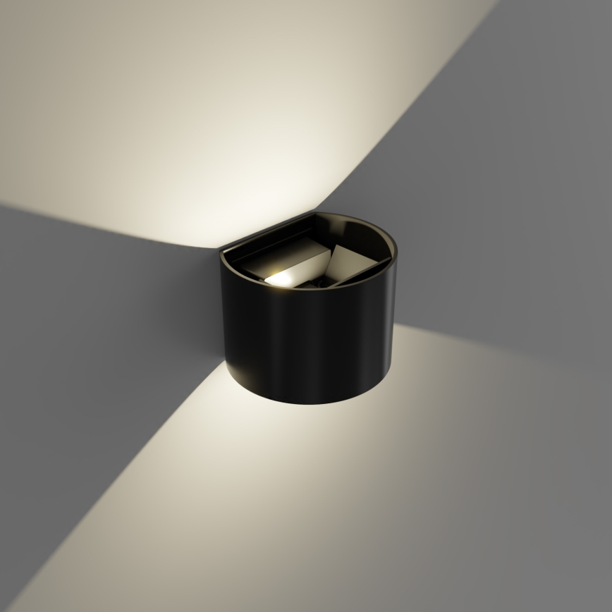 APLED - LED Spoljna zidna lampa OVAL 2xLED/3W/230V IP65
