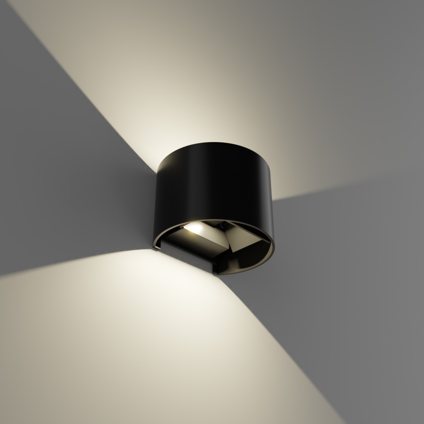 APLED - LED Spoljna zidna lampa OVAL 2xLED/3W/230V IP65