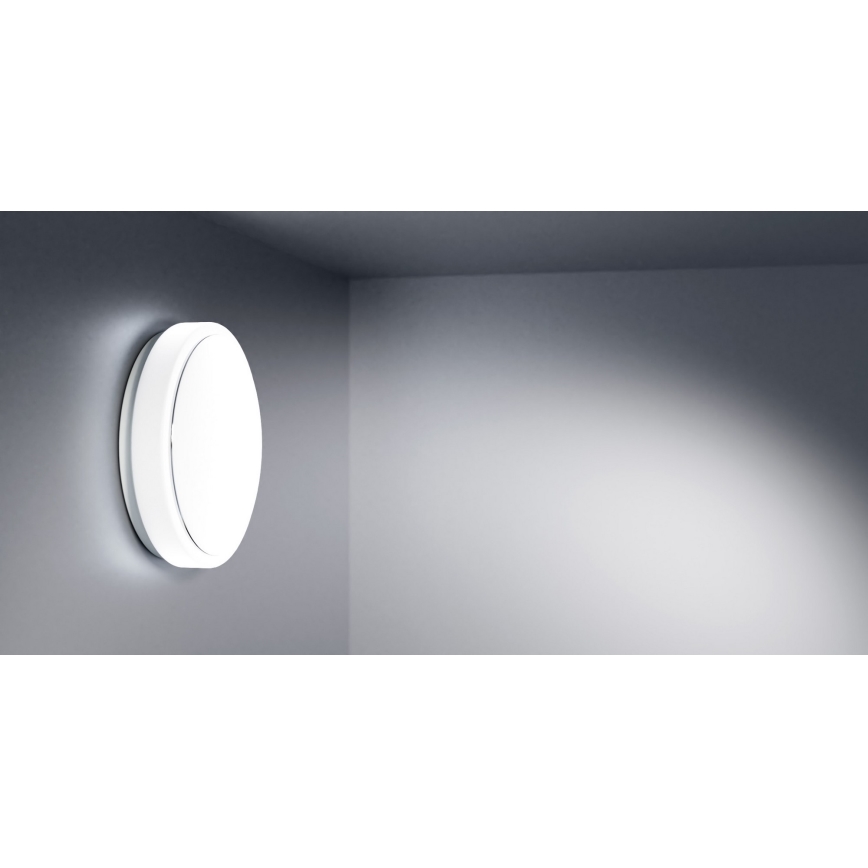 APLED - LED Stropna svjetiljka LENS R TRICOLOR LED/18W/230V IP41 2700 - 6500K + panik modul
