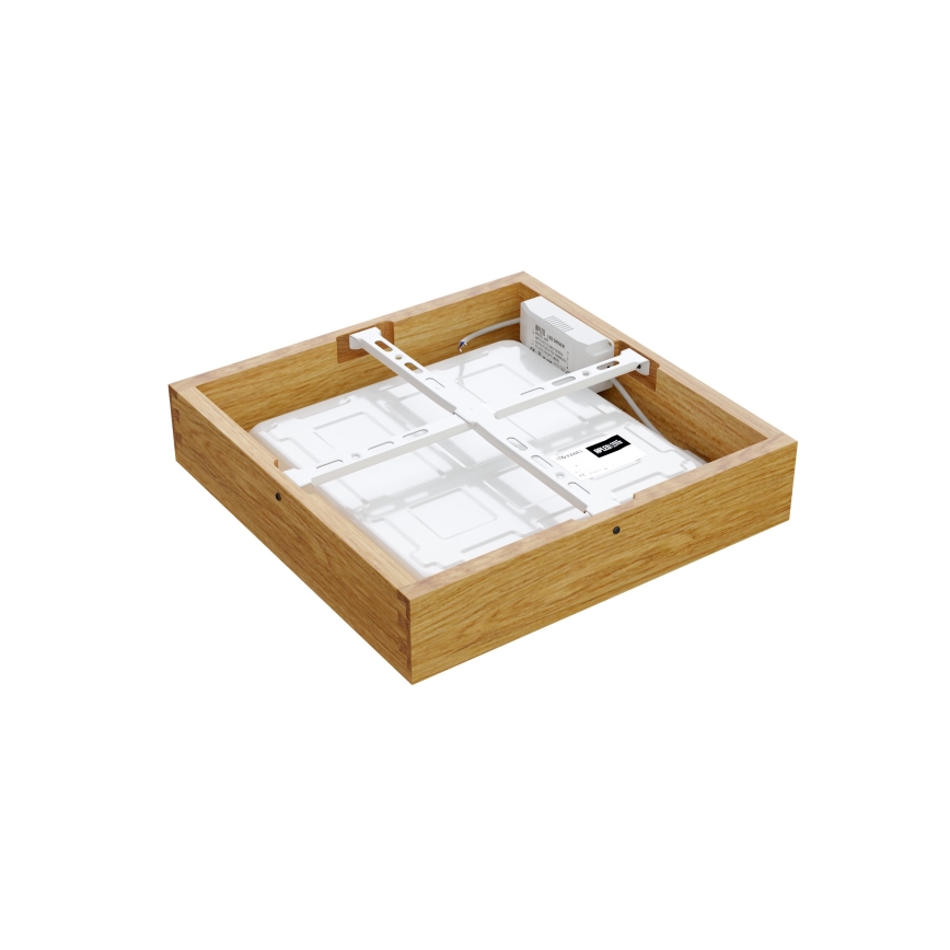APLED - LED Stropna svjetiljka QUADRA LED/24W/230V hrast