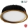 APLED - LED Ugradbena lampa RONDO WOODLINE LED/18W/230V 3000K pr. 26 cm hrast masivno drvo