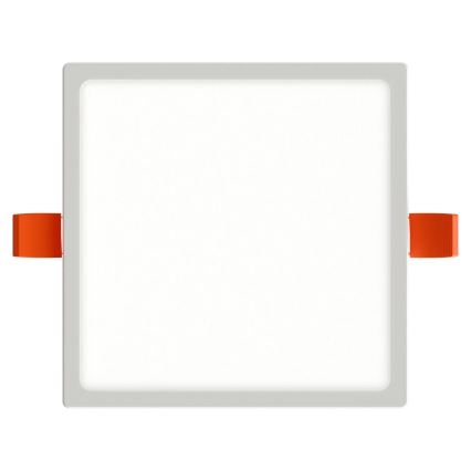 APLED - LED Ugradbena lampa SQUARE SLIM LED/16W/230V 14,5x14,5 cm bela