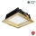 APLED - LED Ugradbena lampa SQUARE WOODLINE LED/6W/230V 4000K 12x12 cm bor masivno drvo