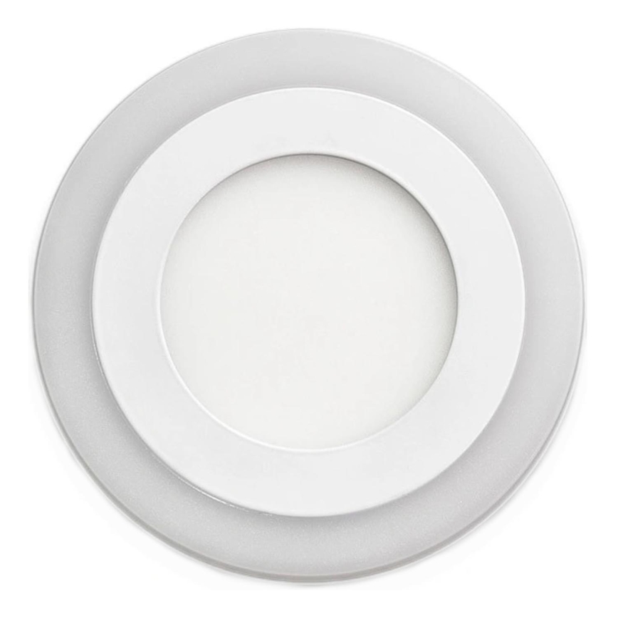 APLED - LED Ugradbena lampa za kupatilo RONDO DUO LED/4W + LED/12W/230V IP41 3000/4000K pr. 19,5 cm bela