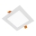 APLED - LED Ugradbena lampa za kupatilo SQUARE LED/12W/230V IP40 17x17 cm bela