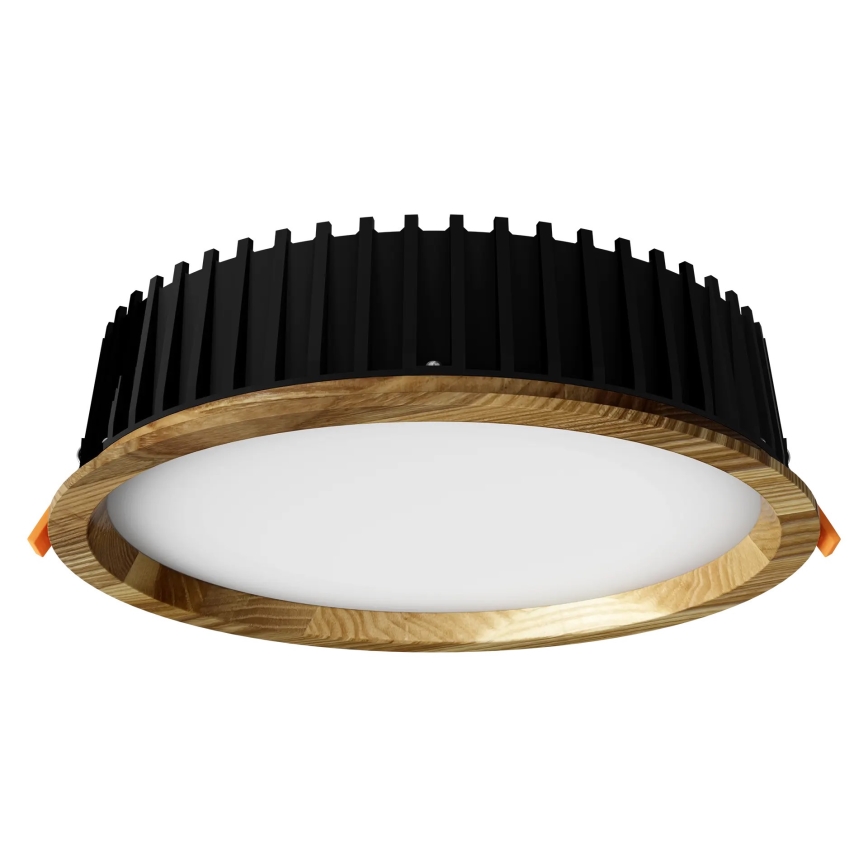 APLED - LED Ugradbena lampa RONDO WOODLINE LED/18W/230V 4000K pr. 26 cm jasen masivno drvo