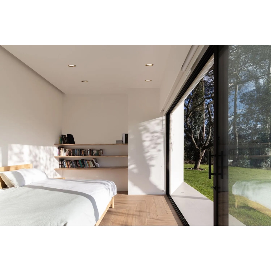 APLED - Ugradno plafonsko LED svetlo RONDO WOODLINE LED/6W/230V 4000K prečnik 15 cm masivni hrast