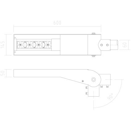 APLED - LED Ulična svetiljka FLEXIBO PREMIUM LED/29W/90-265V IP65 2700K