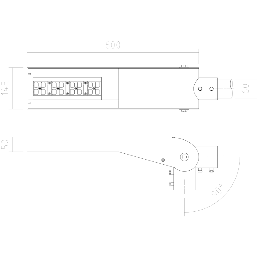 APLED - LED Ulična svetiljka FLEXIBO PREMIUM LED/29W/90-265V IP65 2700K