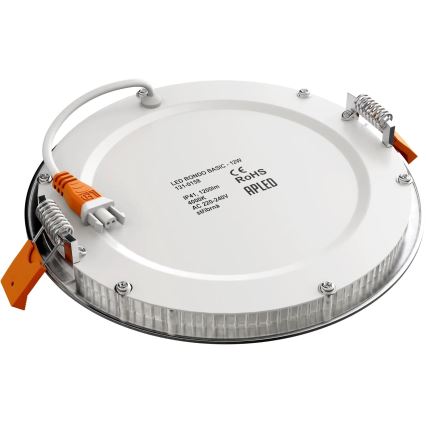 APLED - LED Ugradbena lampa za kupatilo RONDO LED/12W/230V IP40 pr. 17 cm mat krom