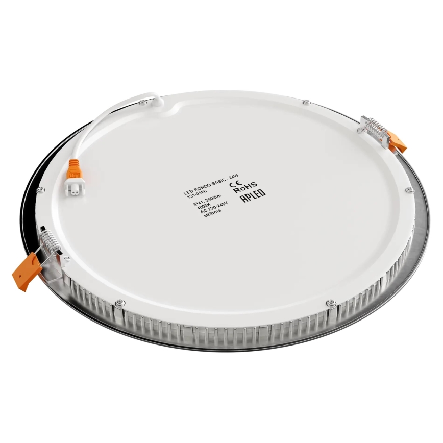 APLED - LED Ugradbena lampa za kupatilo RONDO LED/24W/230V IP40 pr. 30 cm mat krom
