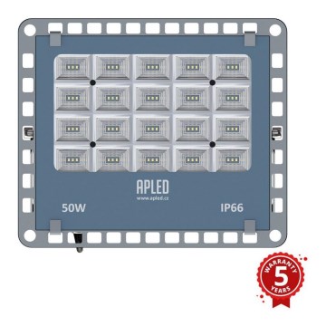 APLED - Spolj. LED flood lampa PRO LED/50W/230V IP66 5000lm 6000K