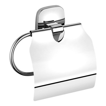 Aqualine - Držač toalet papira sa poklopcem RUMBA sjajni hrom