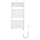 Aqualine - električni za kupatilo radijator DIRECT-E 300W/230V 96 cm bela ravne