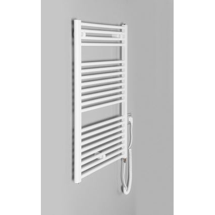 Aqualine - električni za kupatilo radijator DIRECT-E 400W/230V 96 cm bela ravne