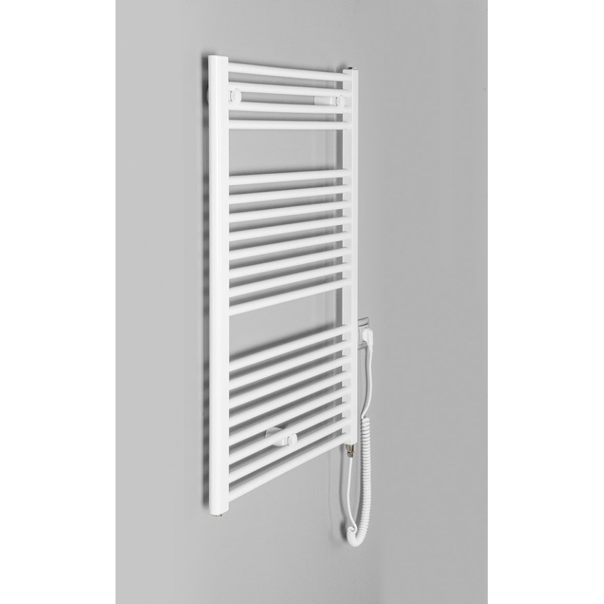 Aqualine - električni za kupatilo radijator DIRECT-E 400W/230V 96 cm bela ravne